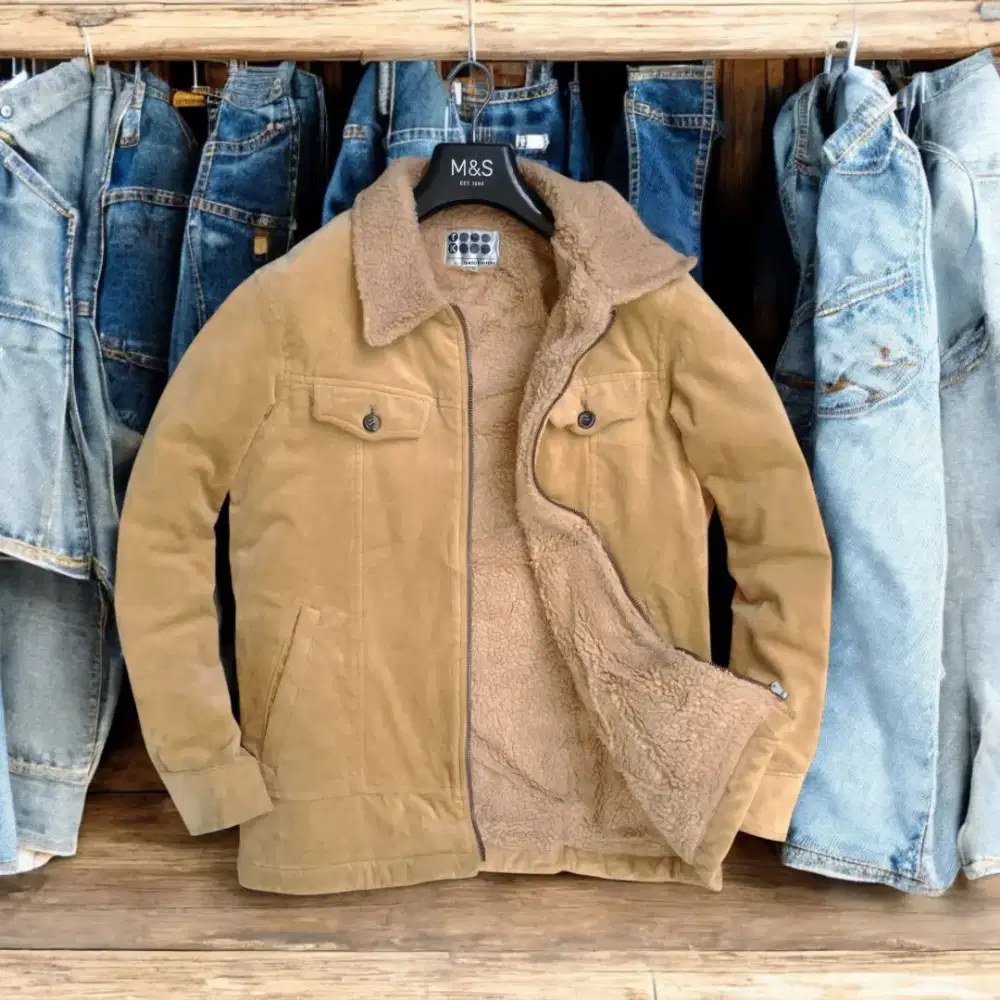 Jaket vintage cordury zerpa TAKEO TAKUCHI size L
