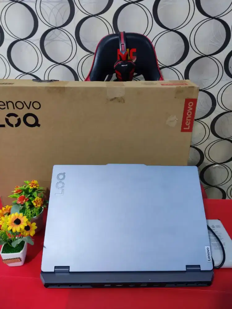 Laptop loq fullset rtx 3050 bergaransi sampe 28/07/2026