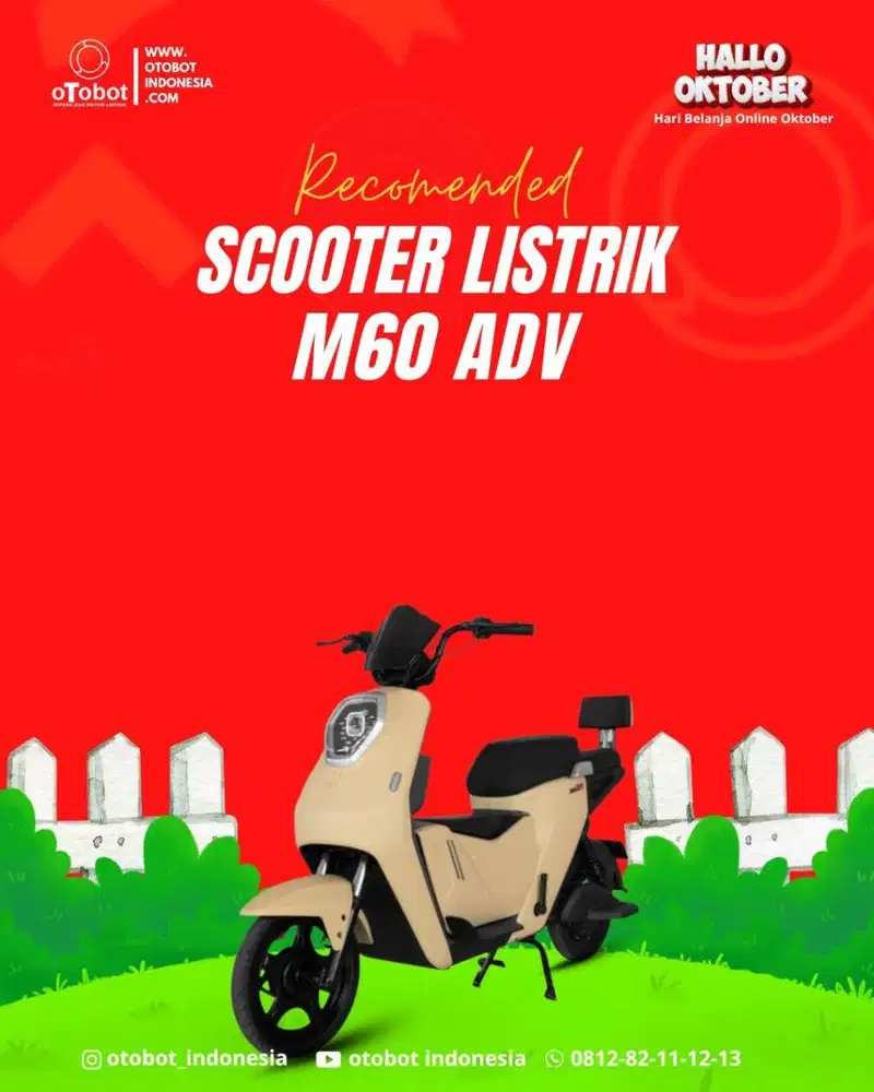 SEPEDA LISTRIK UWINFLY M60