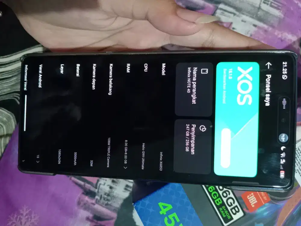 jual/barter/tukertambah Infinix note 40