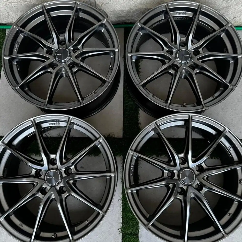 Enkei Draco R17x7.5 ET42 - PCD 5x114.3 Warna Hyper Black