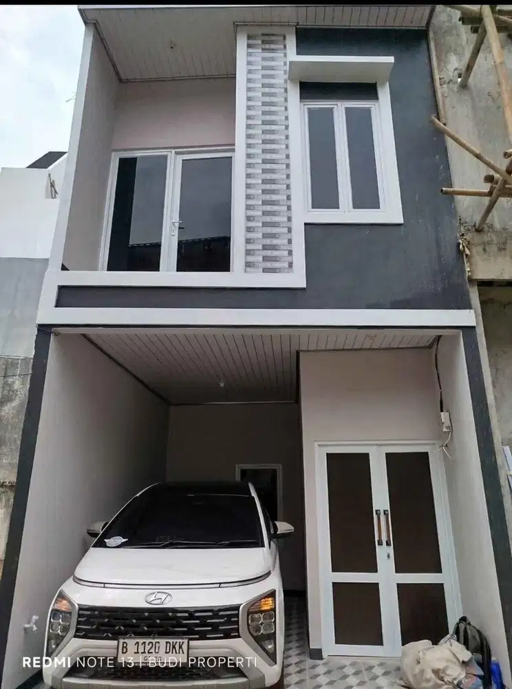 Rumah 2 lantai harga murah akses mobil 3 menit ke stasiun depok