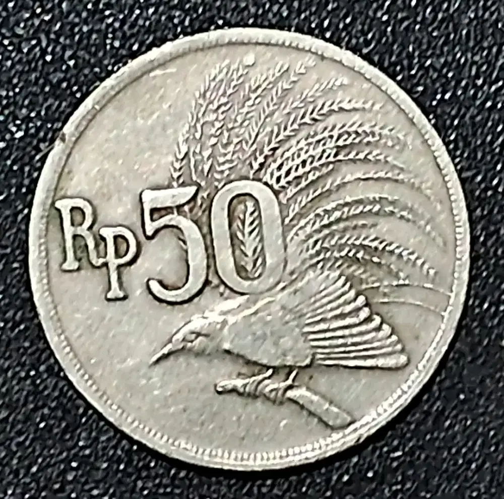 Uang kuno Rp50 Cenderawasih 1971 original