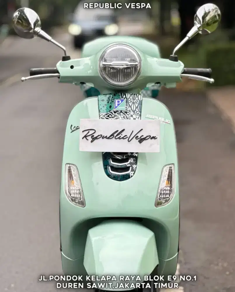 DIJUAL CEPAT VESPA LX BATIK 125 IGET LED TH 2023 LIMITED EDITION