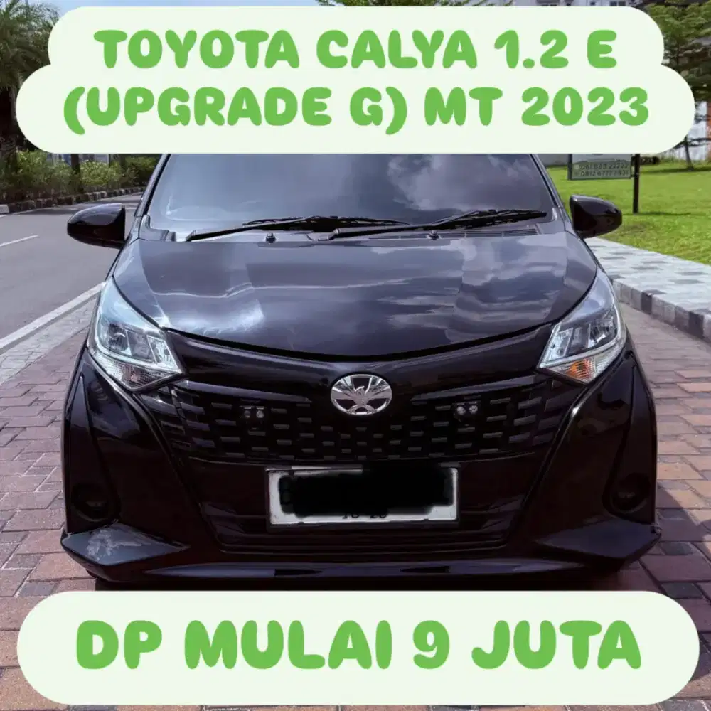 TOYOTA CALYA 1.2 E (UPGRADE G) MT 2023 DP 9 JUTA
