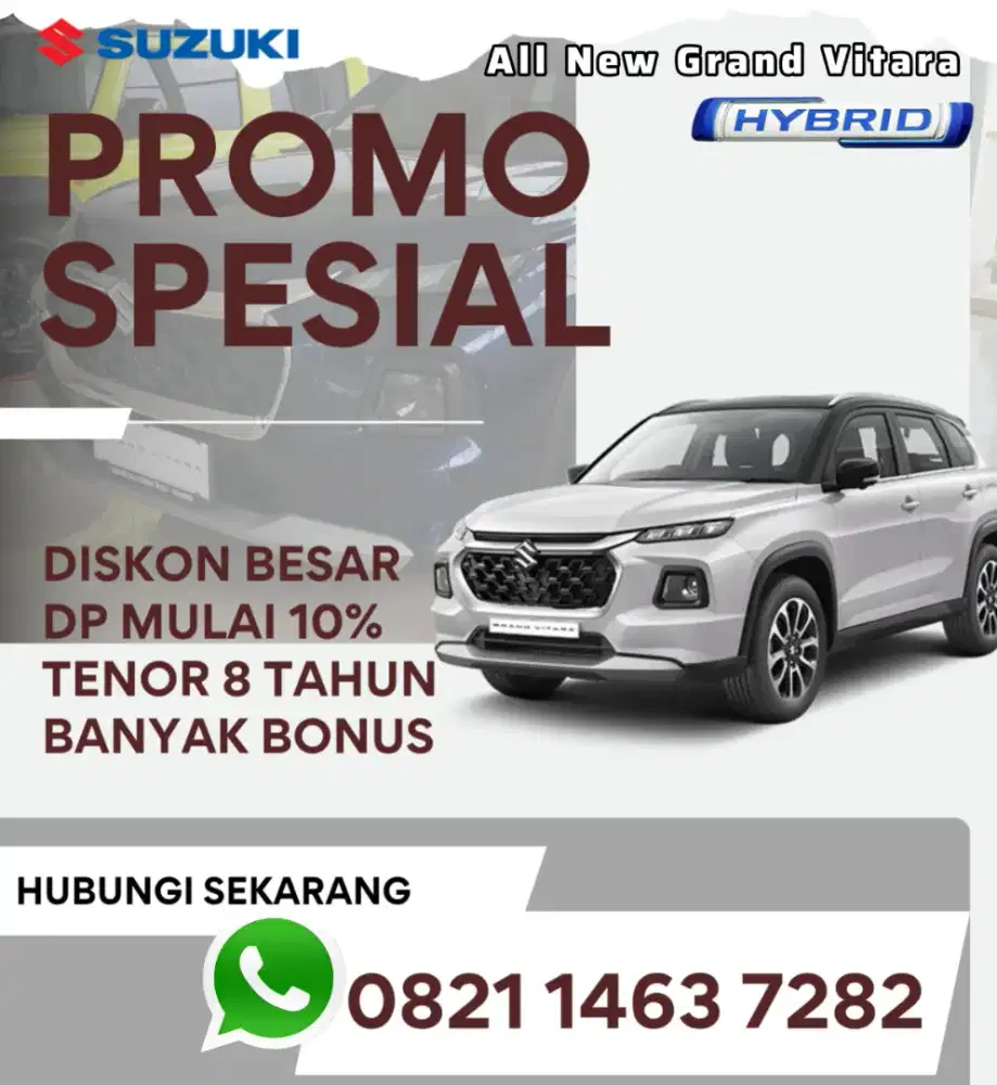 Suzuki all new grand Vitara hybrid GX matic at kredit cash promo