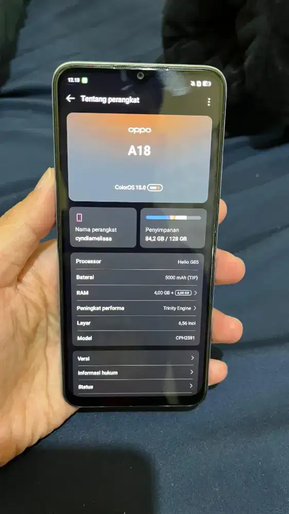 oppo a18 4+4/128gb
