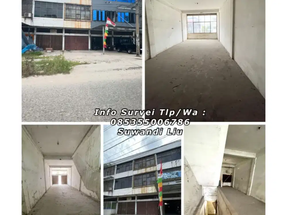Dijual/ sewa 2 unit ruko gandeng lokasi: Jln Tanjung Datuk dekat GKI
