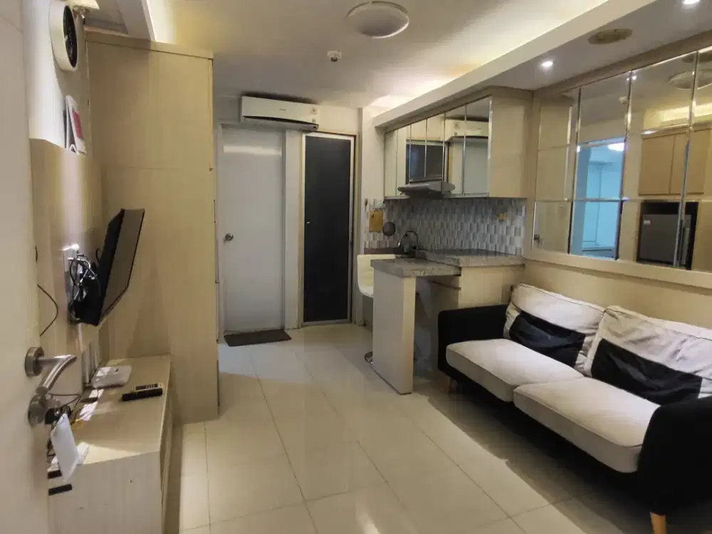 Unit sewa termurah tipe 2 kamar fullfurnish Bassura City