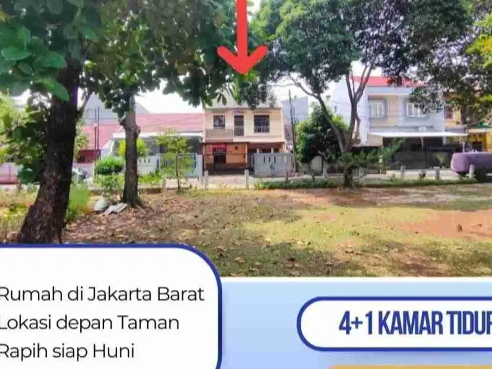 Disewakan rumah 2 lt 8 x 15 m2 di Duri Kosambi ada 4+1 kt 2+1 km unfurnished siap huni, cocok untuk keluarga, survei!
