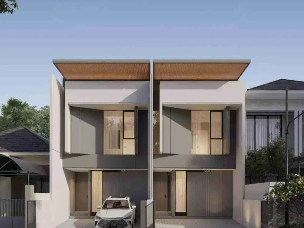 Rumah Rungkut 2 lantai baru Gress dekat jalan raya