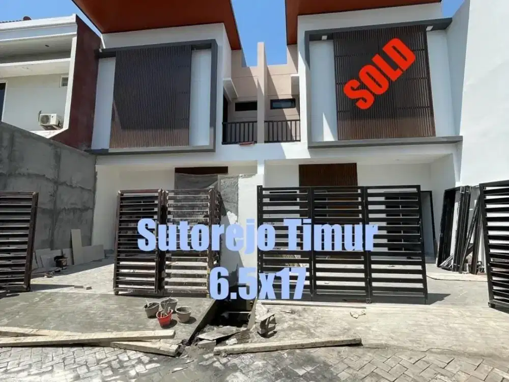 DIJUAL RUMAH SUTOREJO TIMUR SURABAYA (NEW)