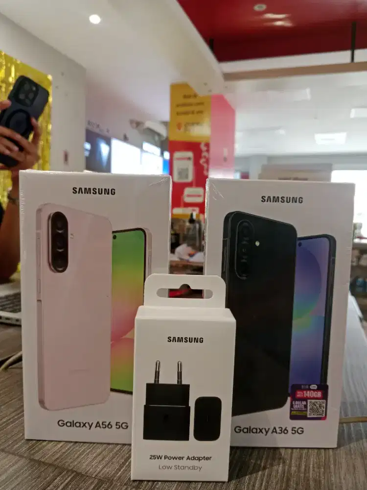 KREDIT HP SAMSUNG A36/A56 5G TANPA DP FREE ADAPTOR CASING TEMPER GLASS