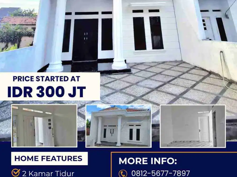 RUMAH CLUSTER TERMURAH DEKAT RS AIRAN RAYA