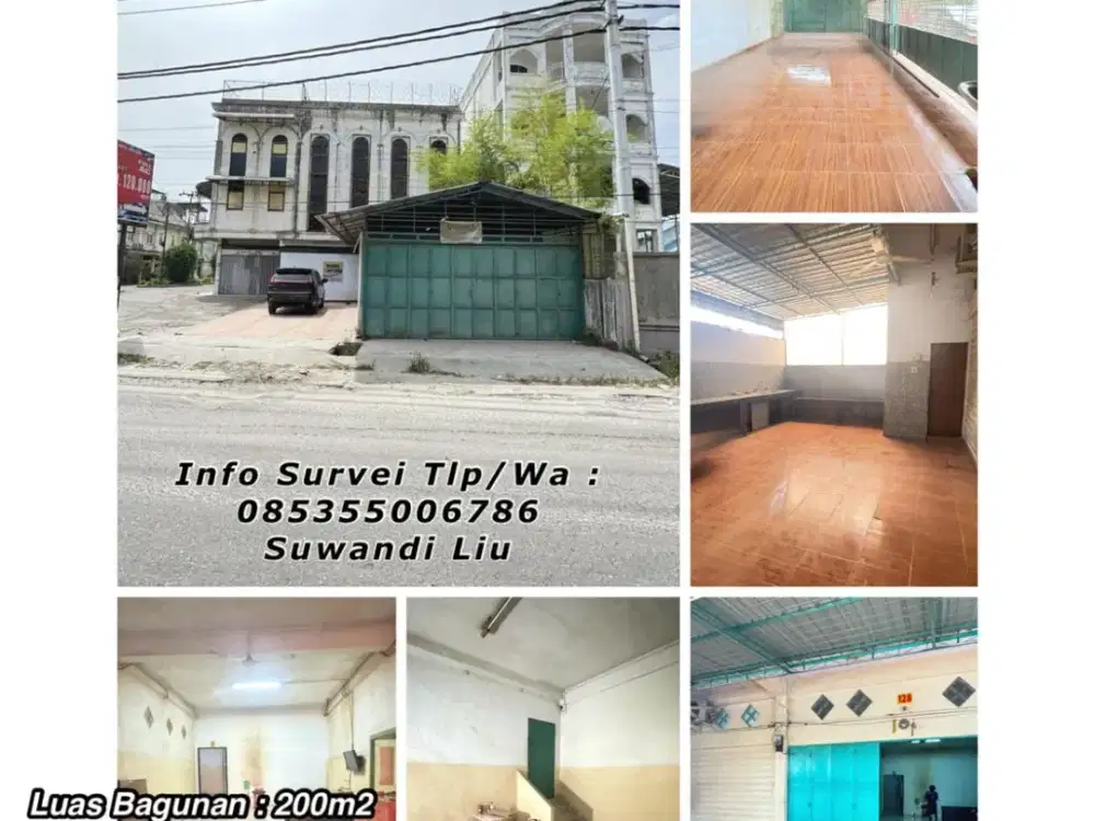 Dijual ruko 2 unit gandeng lokasi: Jl Tanjung Datuk