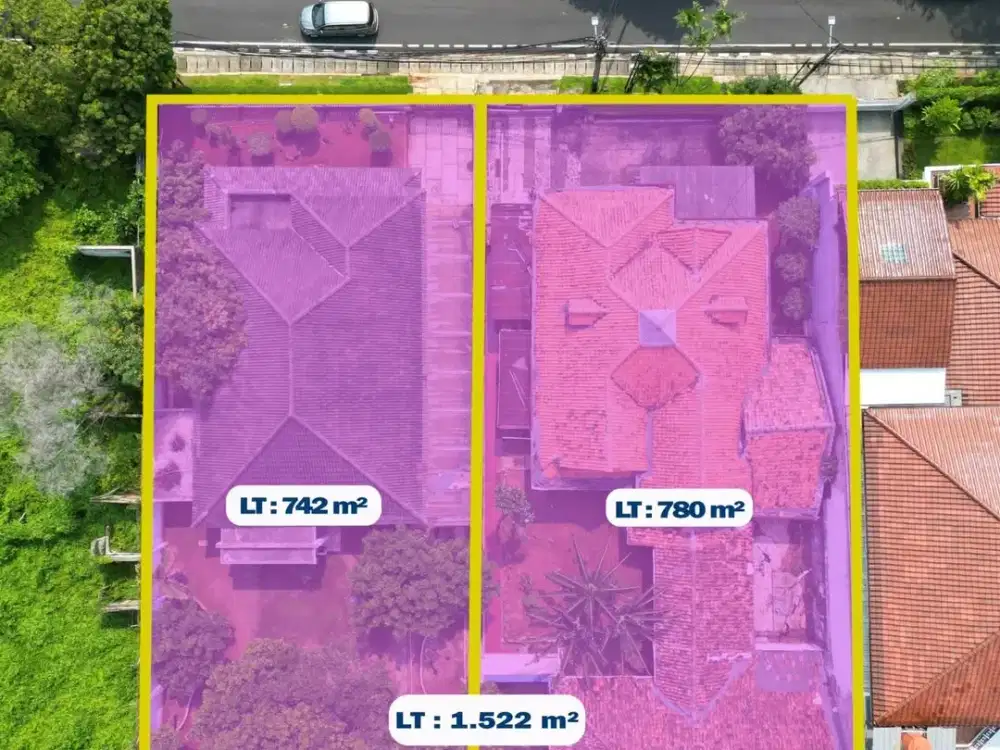 MENTENG – DIJUAL 2 KAVLING RUMAH HITUNG TANAH