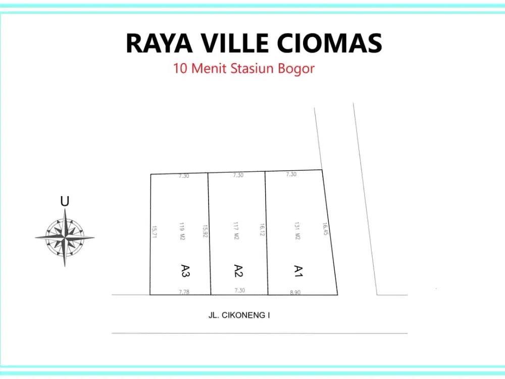 Tanah Kavling Murah Ciomas Pagelaran, Free SHM