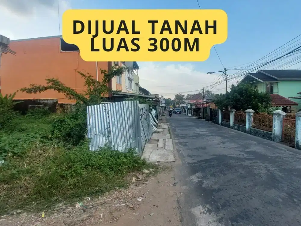 TANAH PUSAT KOTA PINGGIR JALAN PALEMBANG