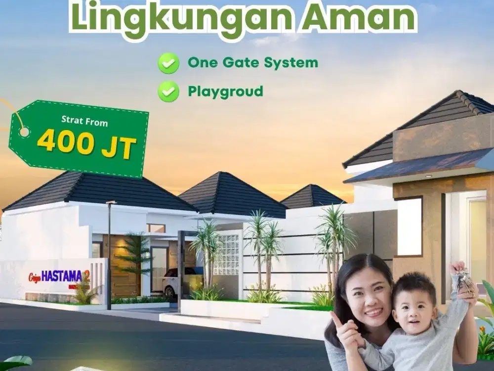 Hunian Modern Row Jalan 6 Meter di Bantul