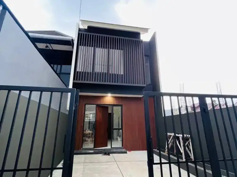 DIJUAL RUMAH MODERN 2 LANTAI DI JATIASIH DEKAT PINTU TOL SHM BEBAS BANJIR