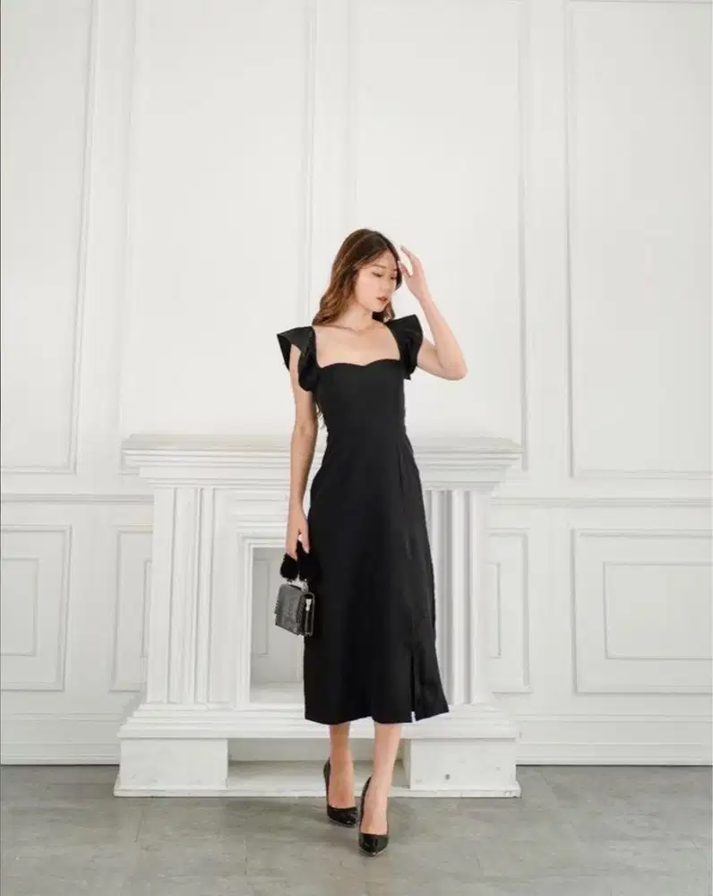 HER VOGUE Elaine Dress | party dress | wedding dress | black