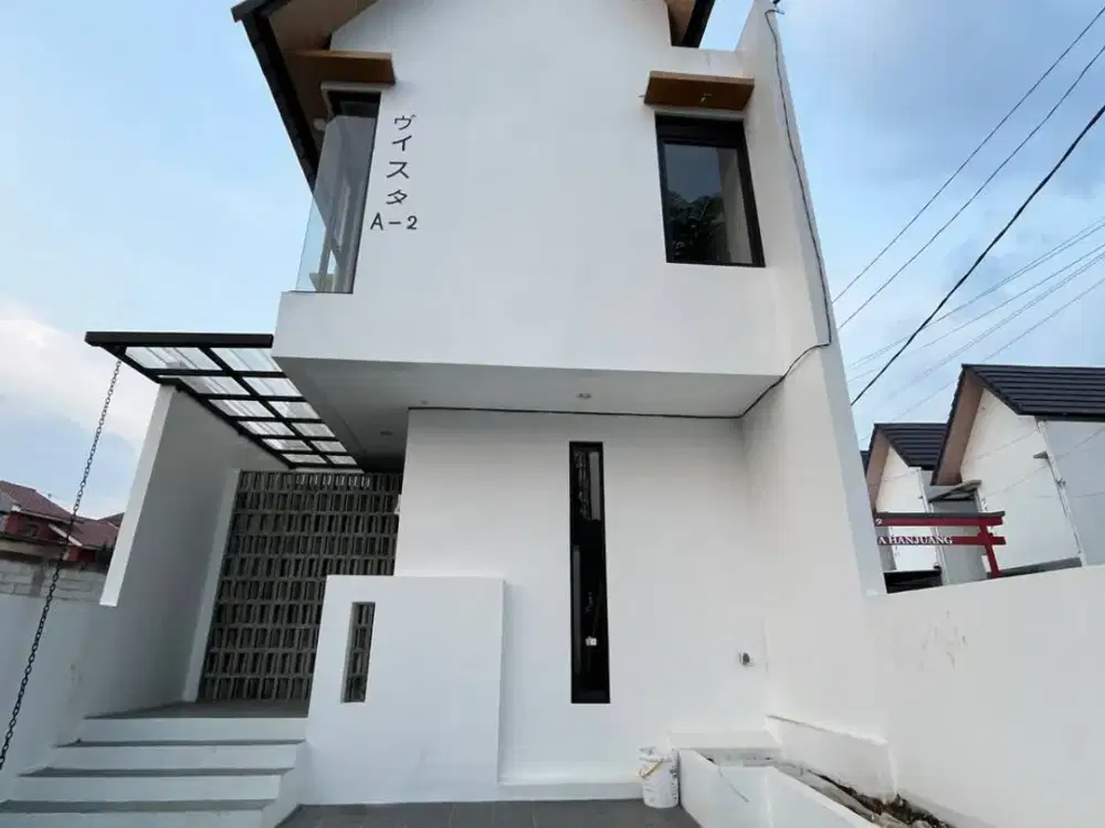 Banjir Bonus Rumah design jepang di cihanjuang dkt Rs umum Cibabat