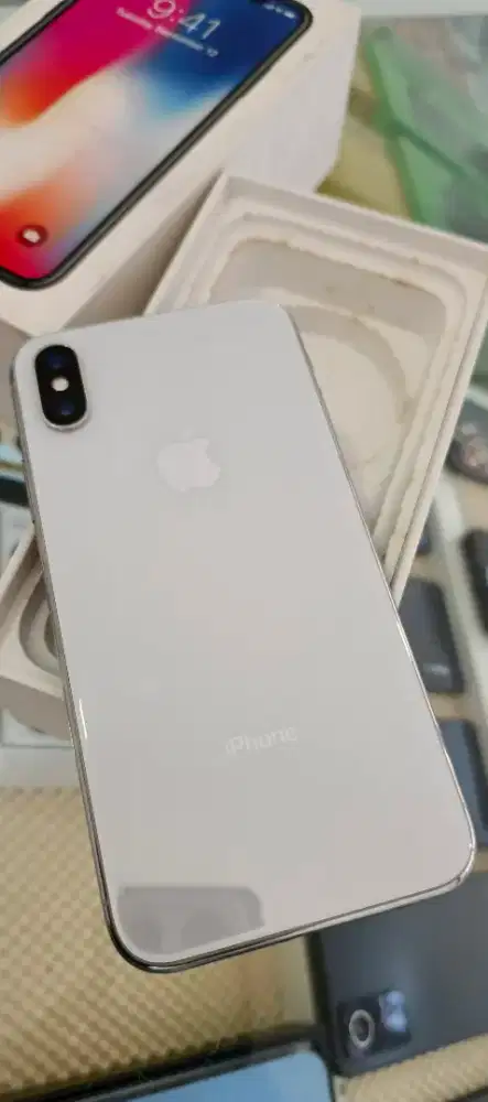 Iphone x 256gb lengkap imei beacukai
