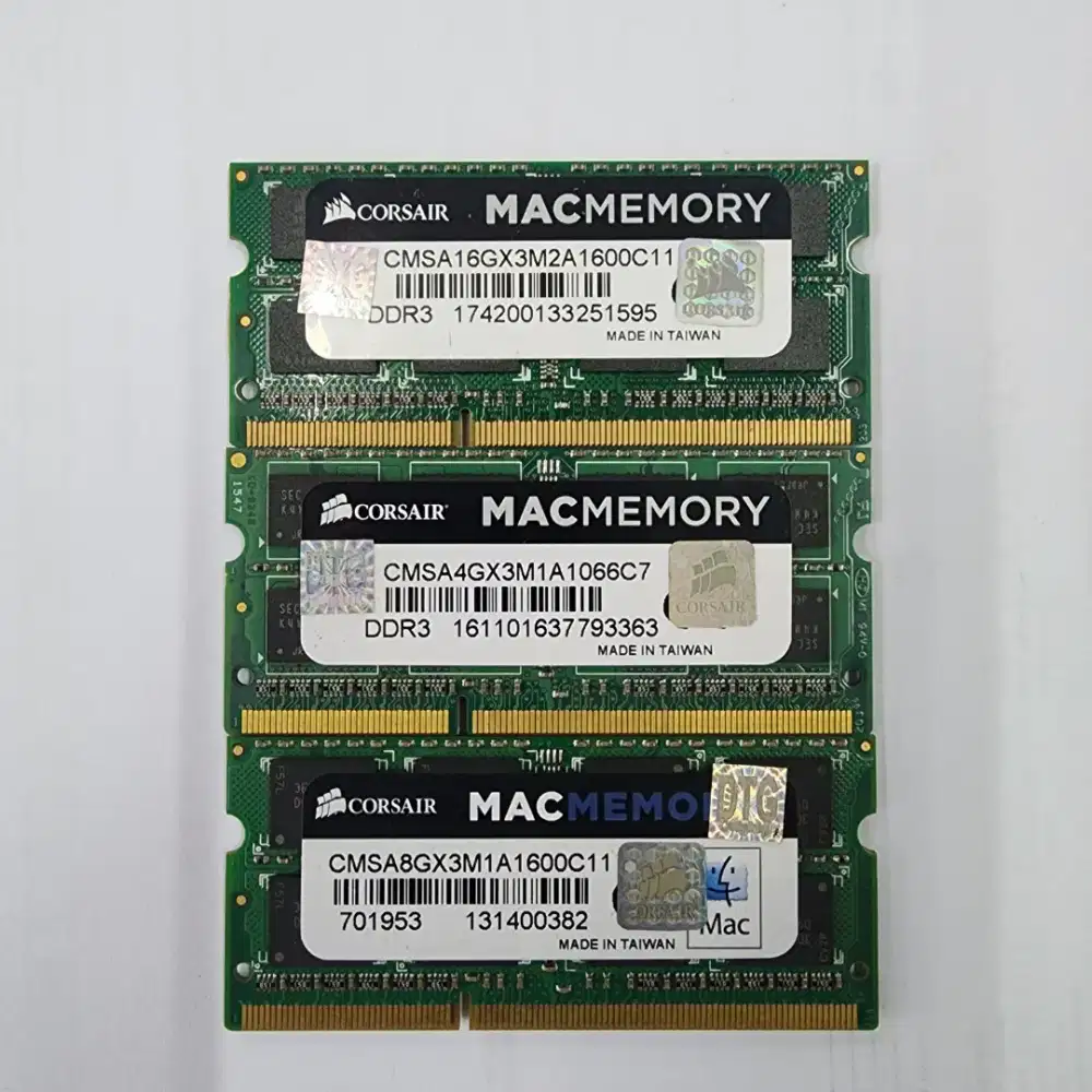 Corsair Mac Memory Memori Ram Macbook DDR3 8GB