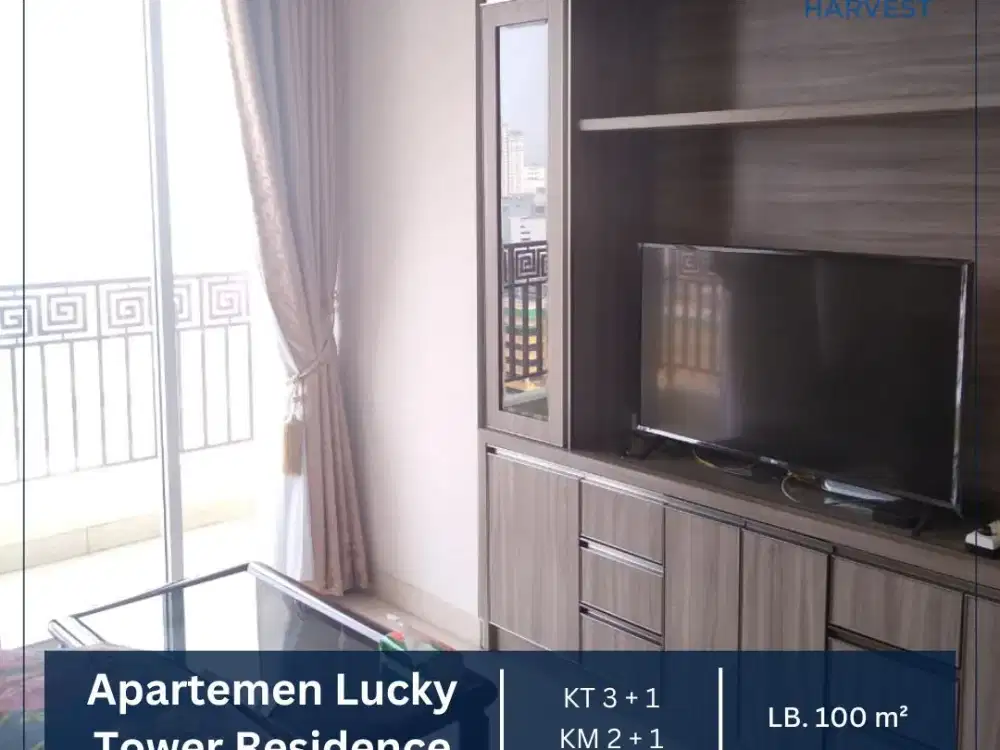 Disewakan Cepat Apartemen Lucky Tower residence Full Furnished Jakarta Barat