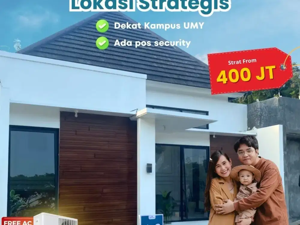 Rumah Nyaman One Gate System di Bangunjiwo
