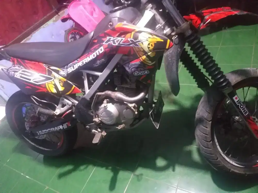 Klx supermoto 2016 siap pakai