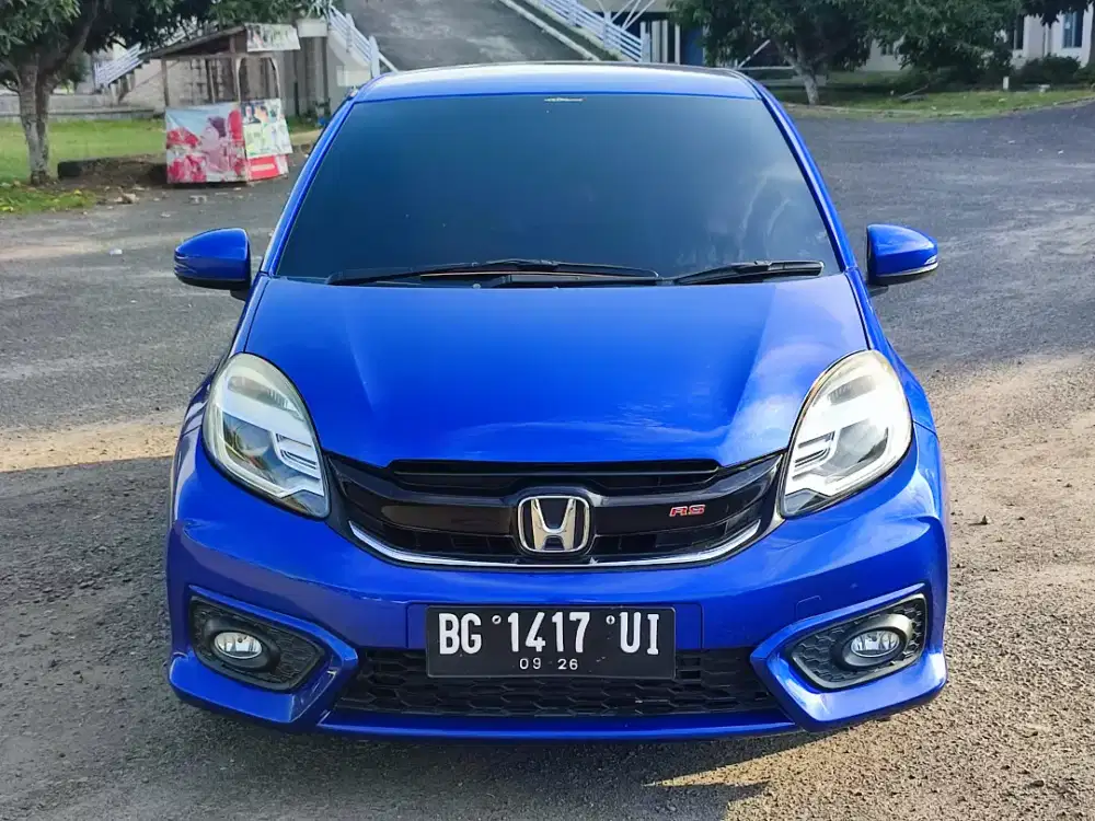 Honda Brio Rs manual thn 2016/2017 biru sporty