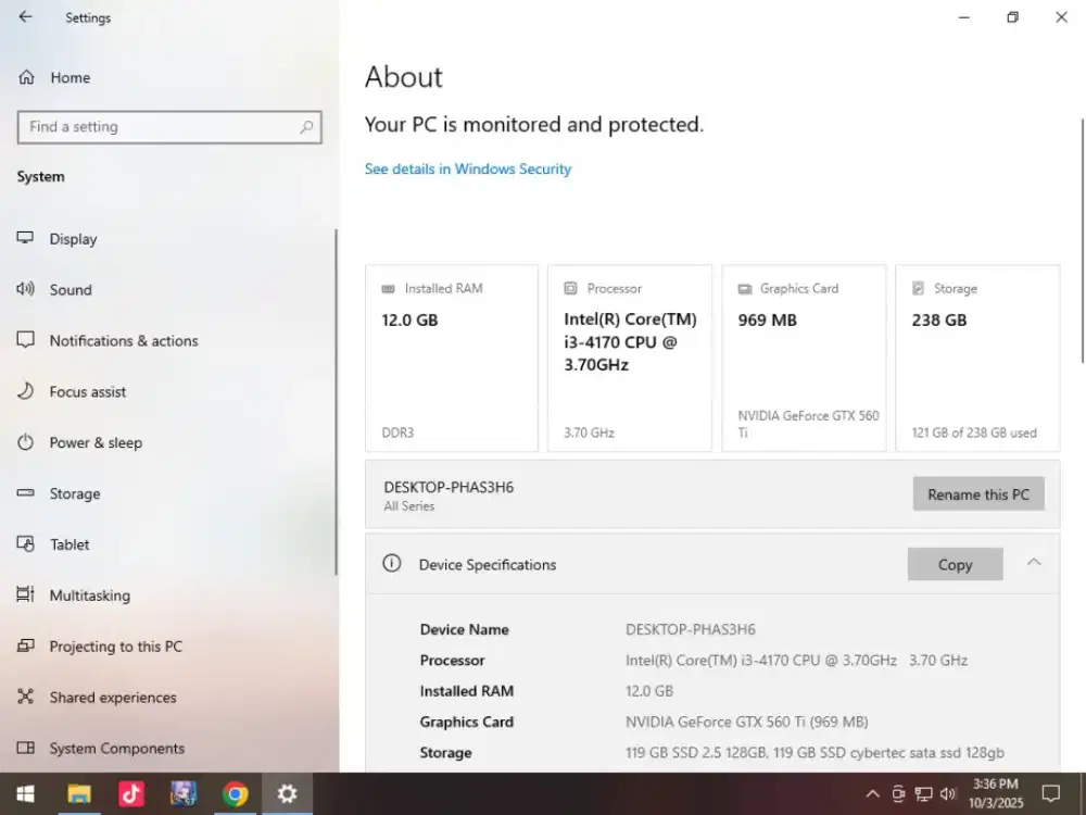 Pc / komputer asus tanpa monitor