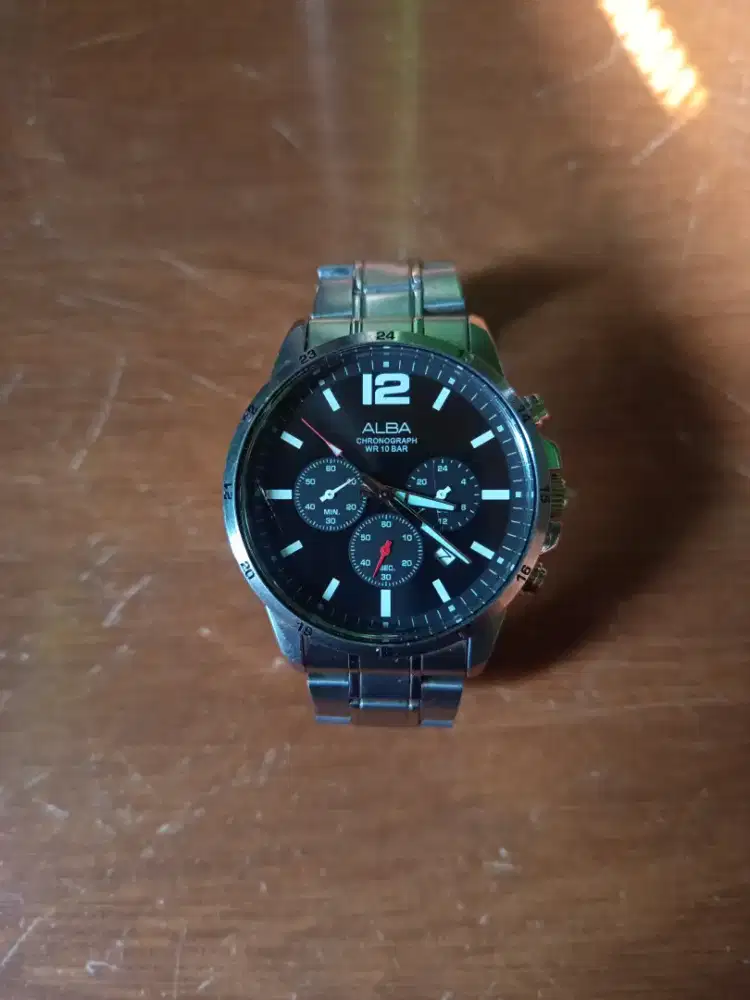 Jam pria ALBA chrono grab