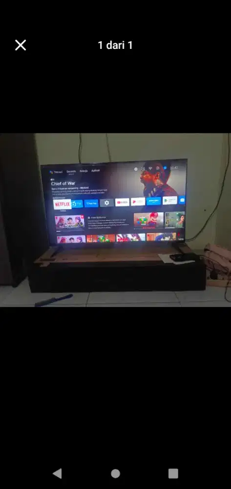 JUAL TV ANDROID 43 INC MREK INFINIX