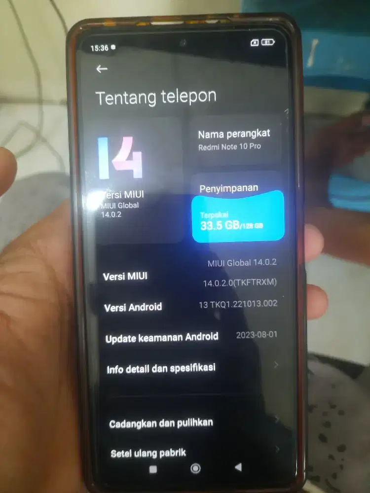 Redmi note 10 pro 8/128