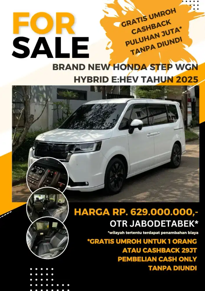 CashBack 29Jt  Honda Step WGN StepWagon e:HEV Hybrid 2025