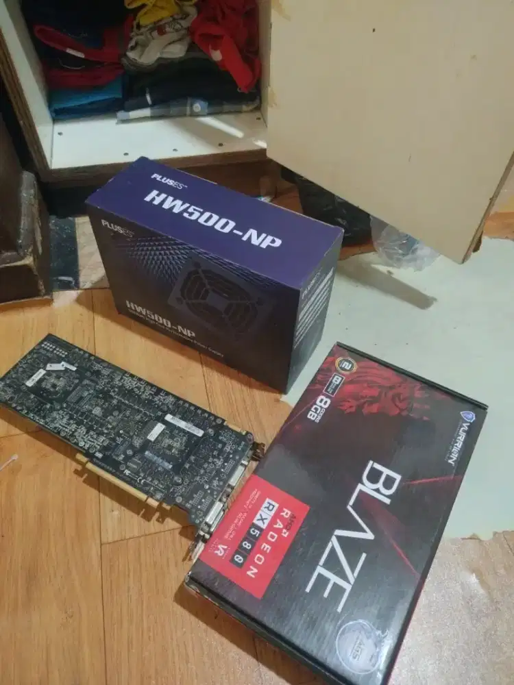 Vga card AMD RADEON 580 + PSU