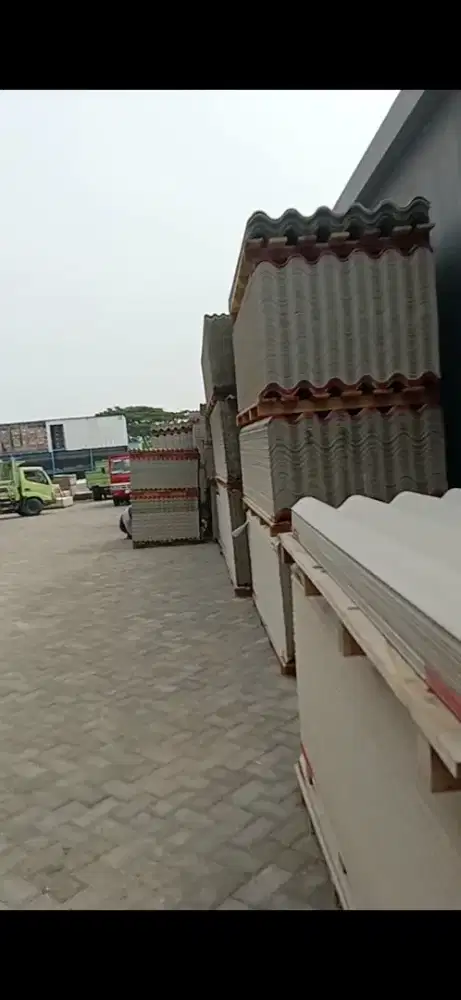 Asbes gelombang besar dan Kecil merk Djabesmen