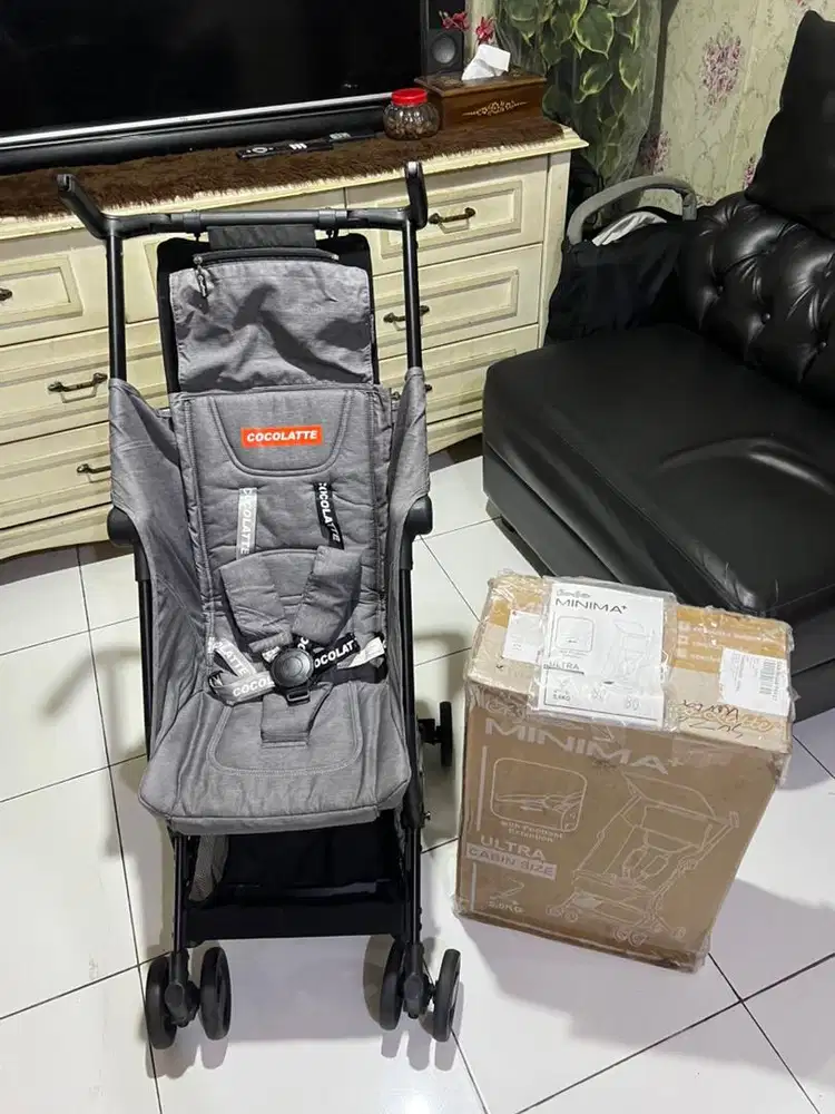 Minima plus grey stroller