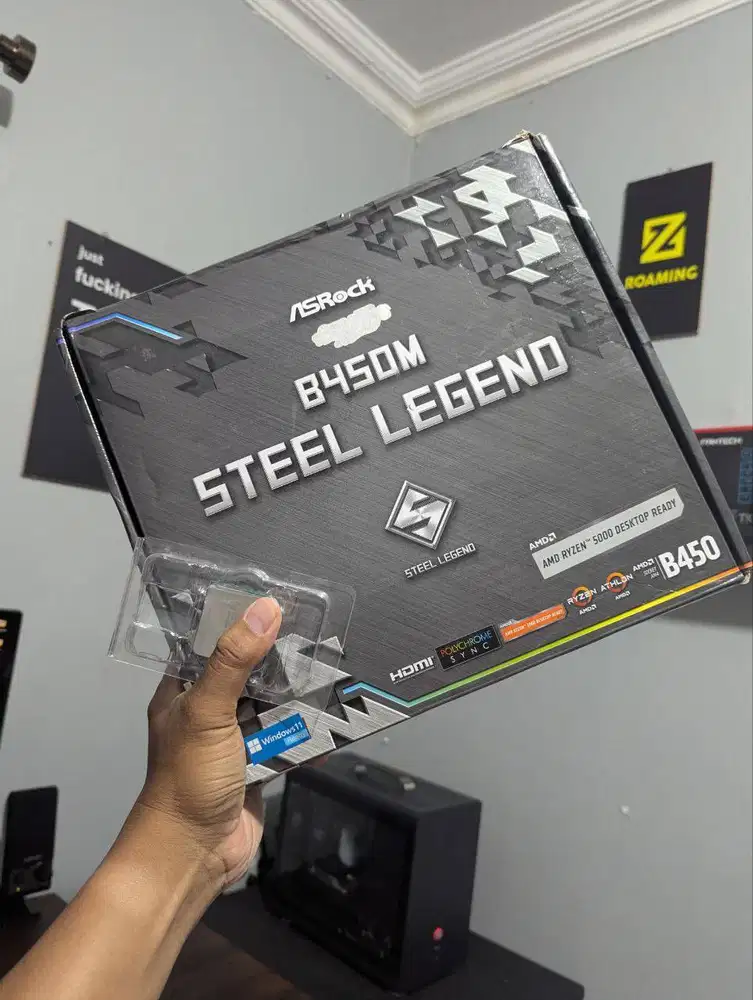 Paket B450M Steel legend + Ryzen 5 5600G Tray