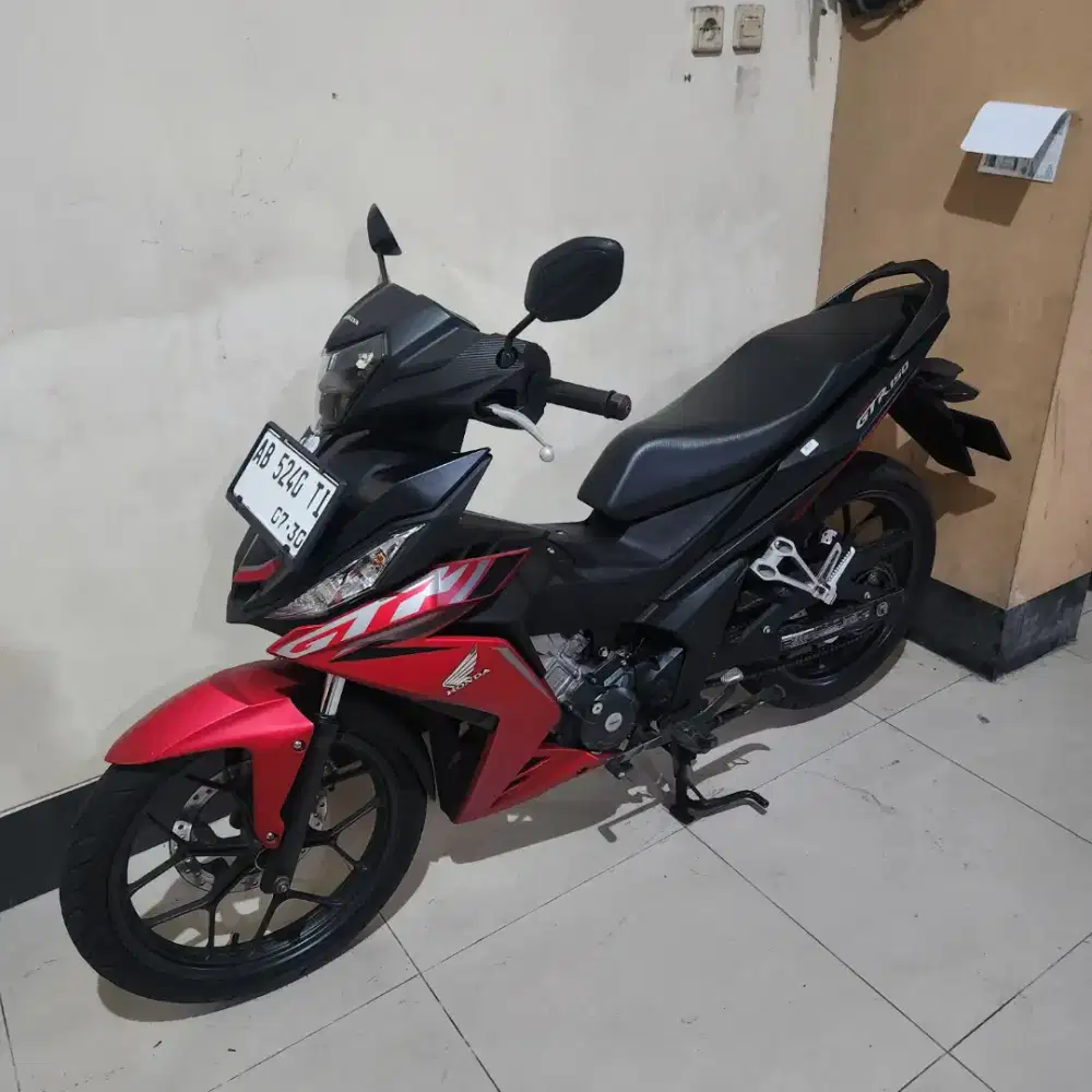Supra GTR 150cc merah hitam 2019 Gbm