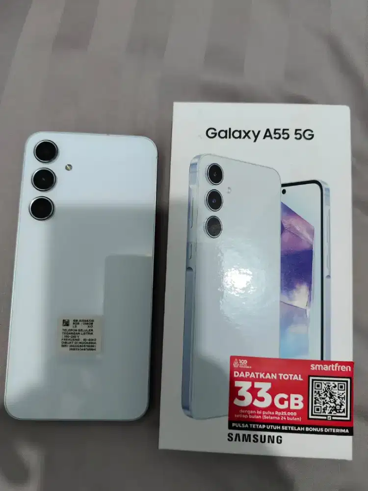 Samsung Galaxy A55 Ram 8/256gb Lengkap Mulus