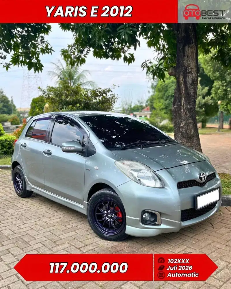 Toyota Yaris E AT 2012 Wetlook