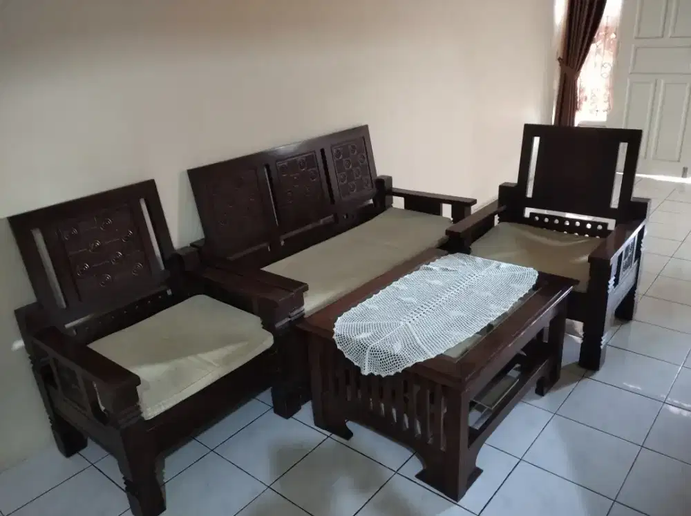 Jual kursi tamu kayu jati