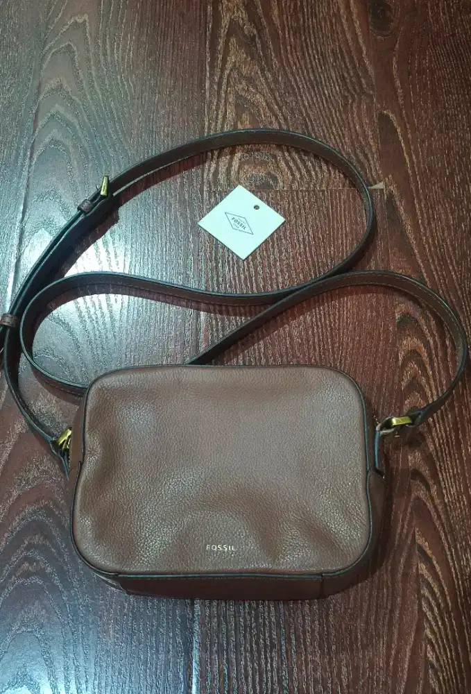 Fossil Marnie Camera Bag Med Brown Original