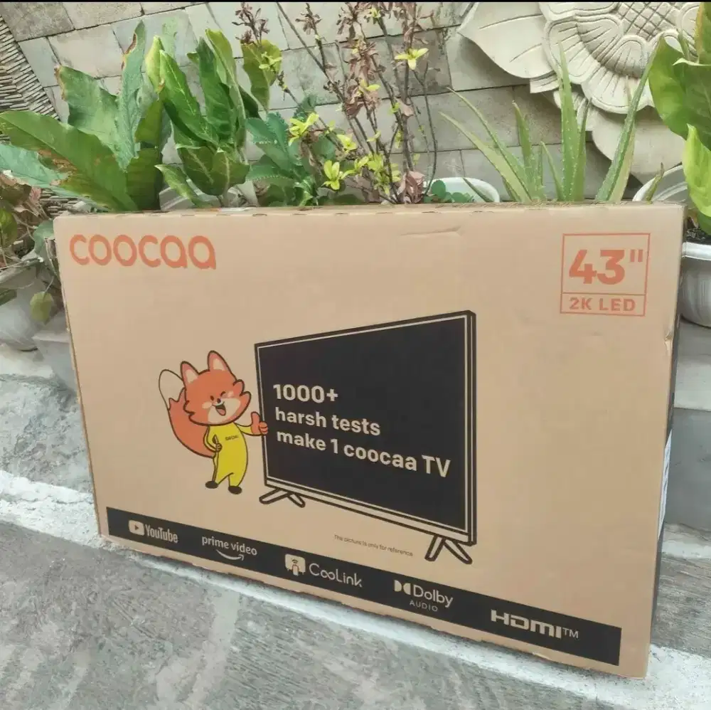 Tv coocaa 43 smart tv baru