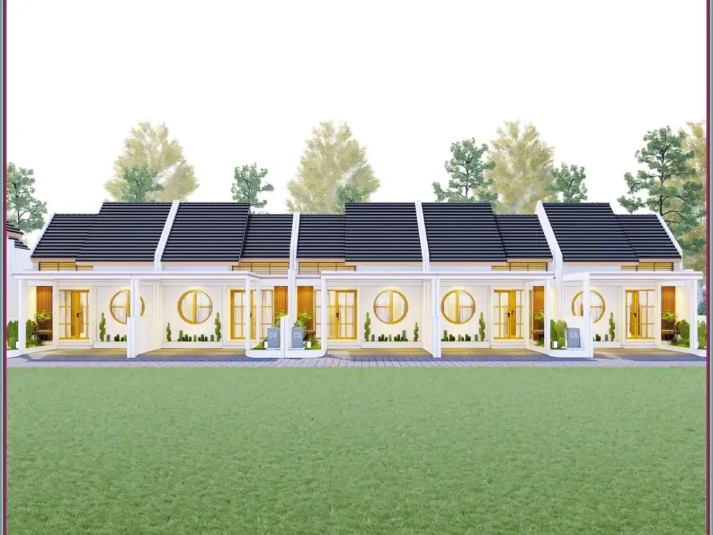 Rumah Jogja Murah Dalam Cluster Desain Jepang Jalan Wates