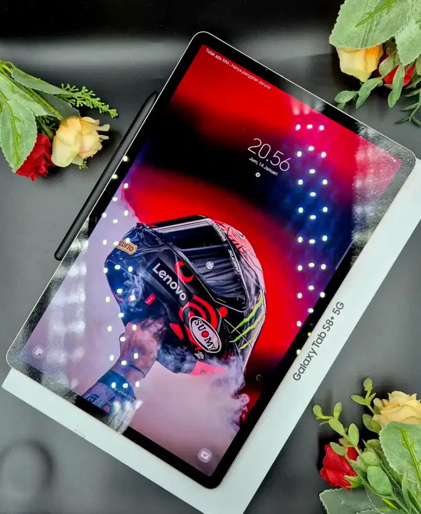 Samsung Tab S8+ 5G 256Gb Pink Bening Cepat