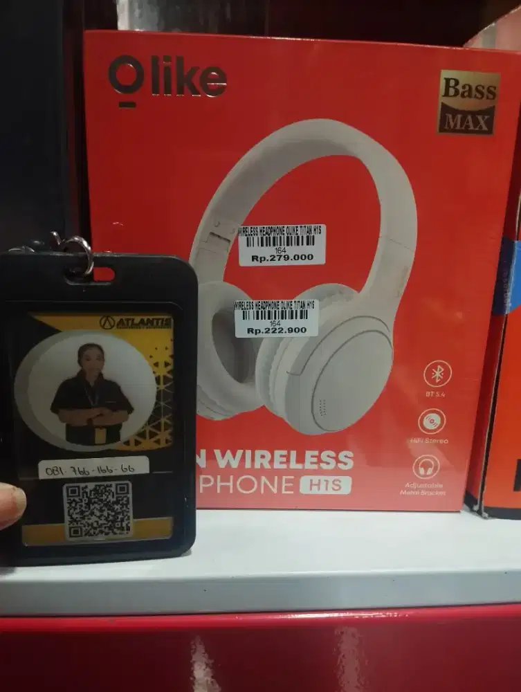 WIRELESS HEADPHONE OLIKE TITAN H1S | ATLANTIS DAHSYAT